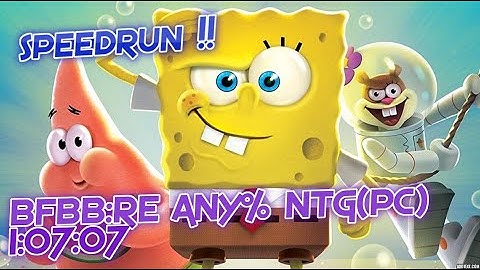 [PC] Spongebob Squarepants: Battle for Bikini Bottom Rehydrated - NTG Speedrun (1:07:07)