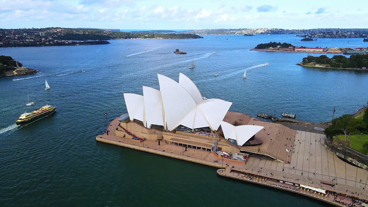The Drone Perspective Of Sydney Icons 360d Views Of Oprah House The Harbour Bridge Circular Quay Youtube