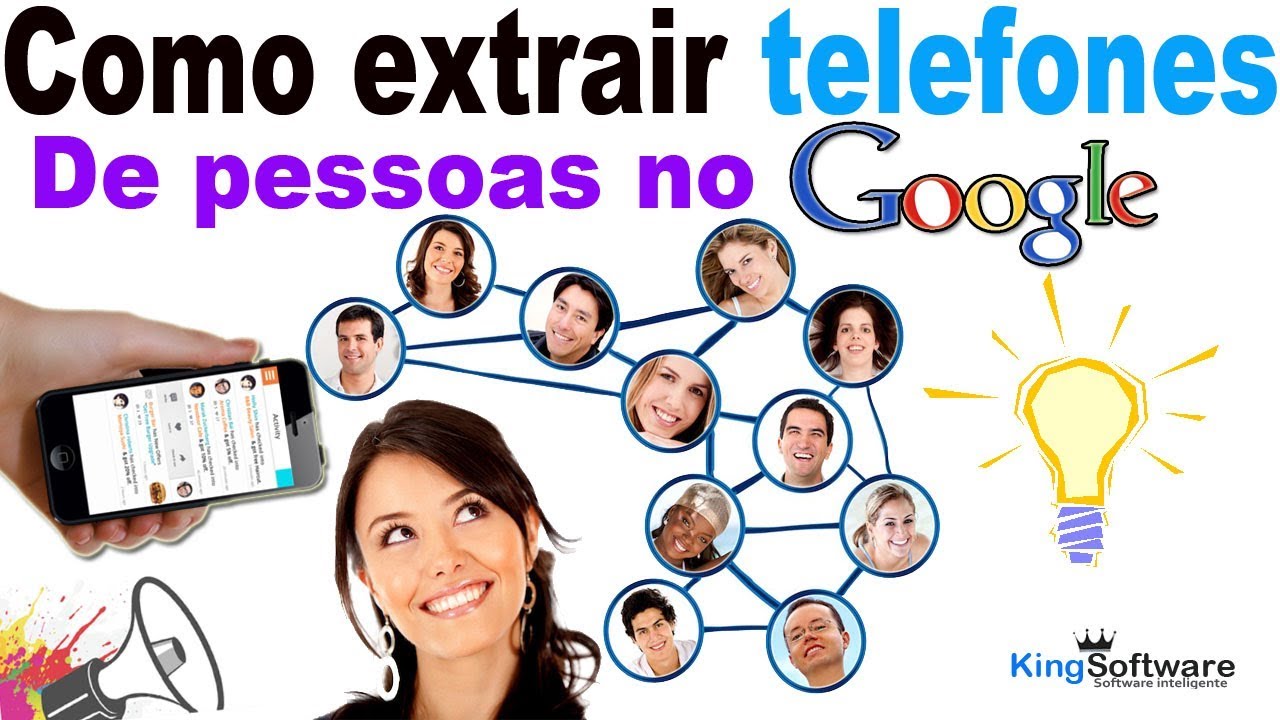 Como Extrair Telefones de Pessoas no Google lista de celulares YouTube