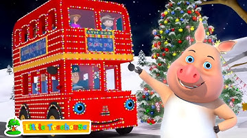 Otobüste yılbaşı tekerlekleri | Noel otobüsü şarkısı | Little Treehouse Türkçe | Tekerlemeler