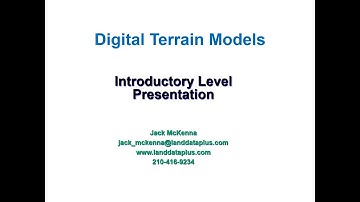 Digital Terrain Model (DTM) Presentation