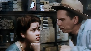 Johnny Walker Funny Scene | C.I.D. (1956) | Dev Anand | Waheeda Rehman | Colorized | Old is Gold