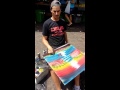 Pintor artista de rua