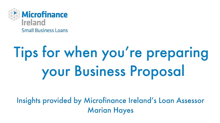 Tips for when youre preparing  your Business Propo...