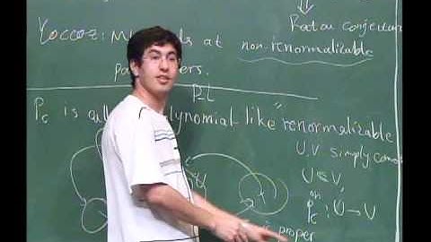 Workshop on Low-Dimensional Dynamics - Davoud Cheraghi
