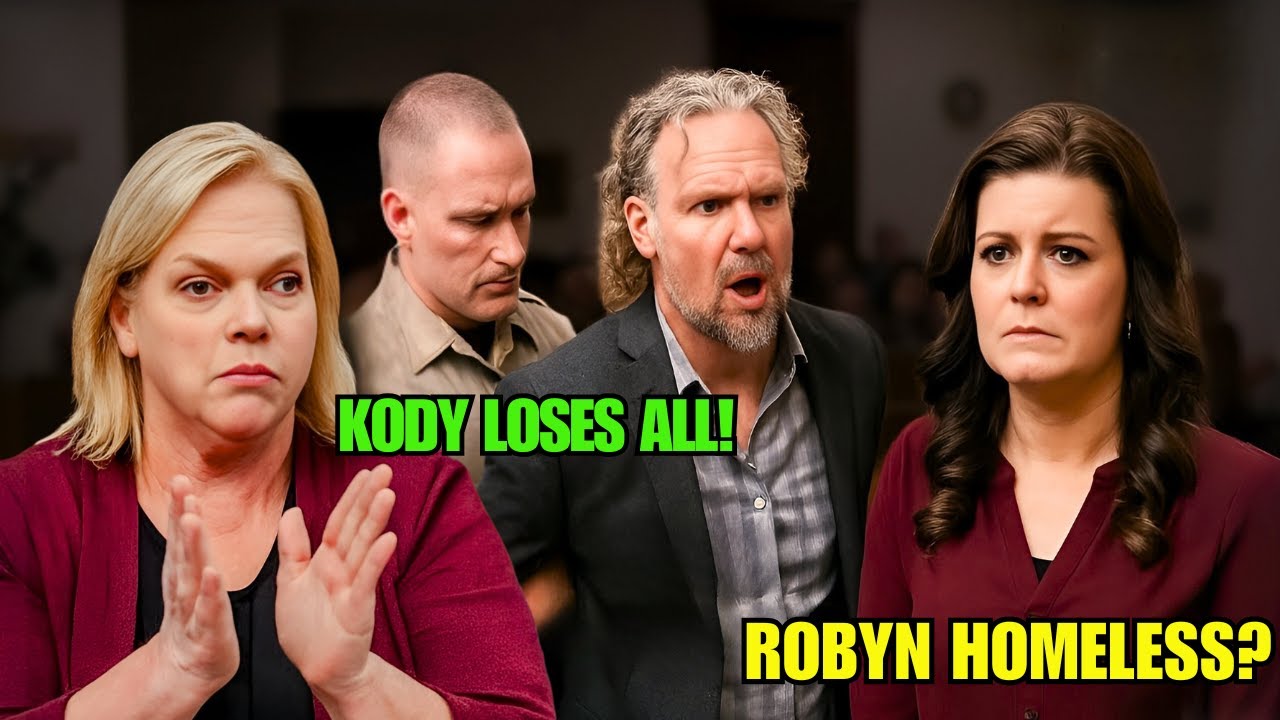 Robyn homeless? As the court destroys her in a shocking sister wives verdict, the judge STUNS Kody!