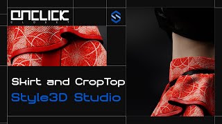 Crop Top and Layered Skirt in Style3D Studio | Intermediate Level
