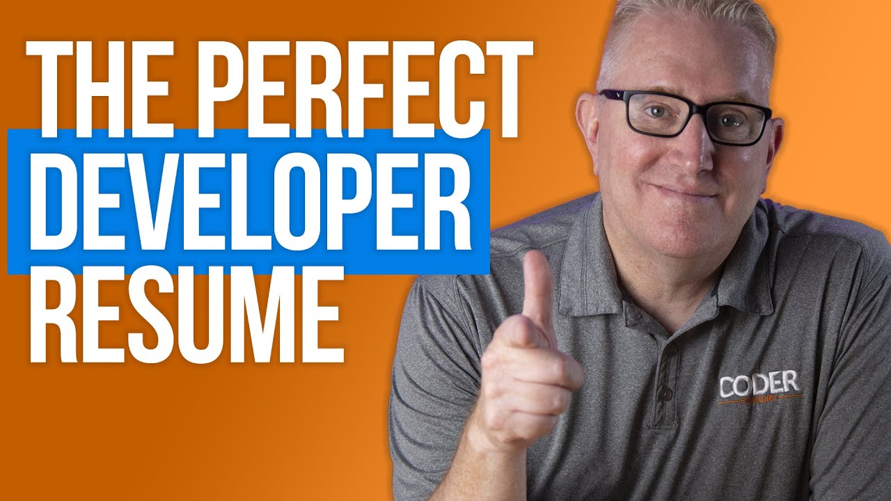 Tips For Creating The Perfect Developer Resume - YouTube