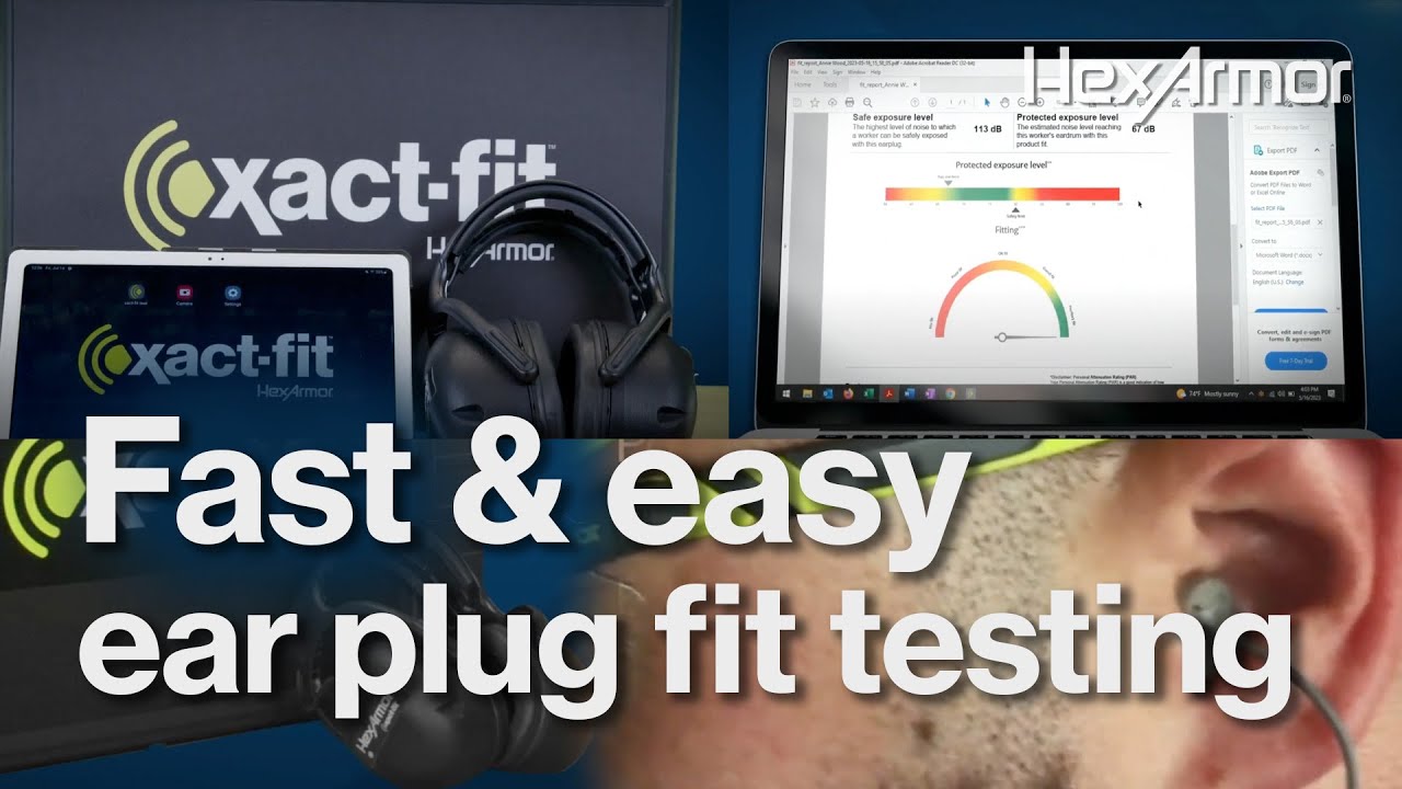 How to fit test earplugs easily and remotely, any brand — xact Fit™ by ...