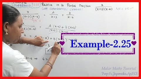TN 11th Maths|Chapter-2|EXAMPLE(எடுத்துக்காட்டு)-2.25| #MalarMathsTutorial