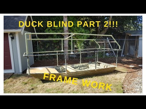 How to build a DIY Rock Solid Duck Boat Blind Kit Doovi