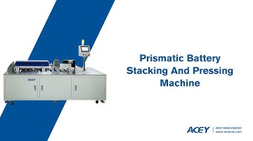 Prismatic Battery Stacking And Pressing Machine For Prismatic Battery Pack Assembly