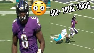 Lamar Jackson Shows Why RAVENS NEED TO PAY HIM 🤬... | Ravens vs Dolphins Highlights