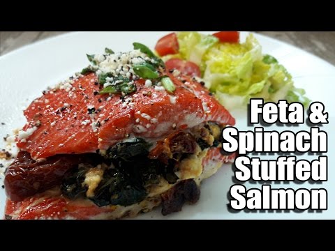 Feta and Spinach Stuffed Salmon Recipe | Episode 273