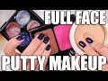 STRANGE MAKEUP!!! FULL FACE using PUTTY MAKEUP