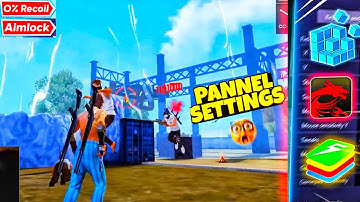 OMG 😨 99% headshot rate settings 🥵🔥 | FREE FIRE Bluestacks 4 l Msi 4 (4K)