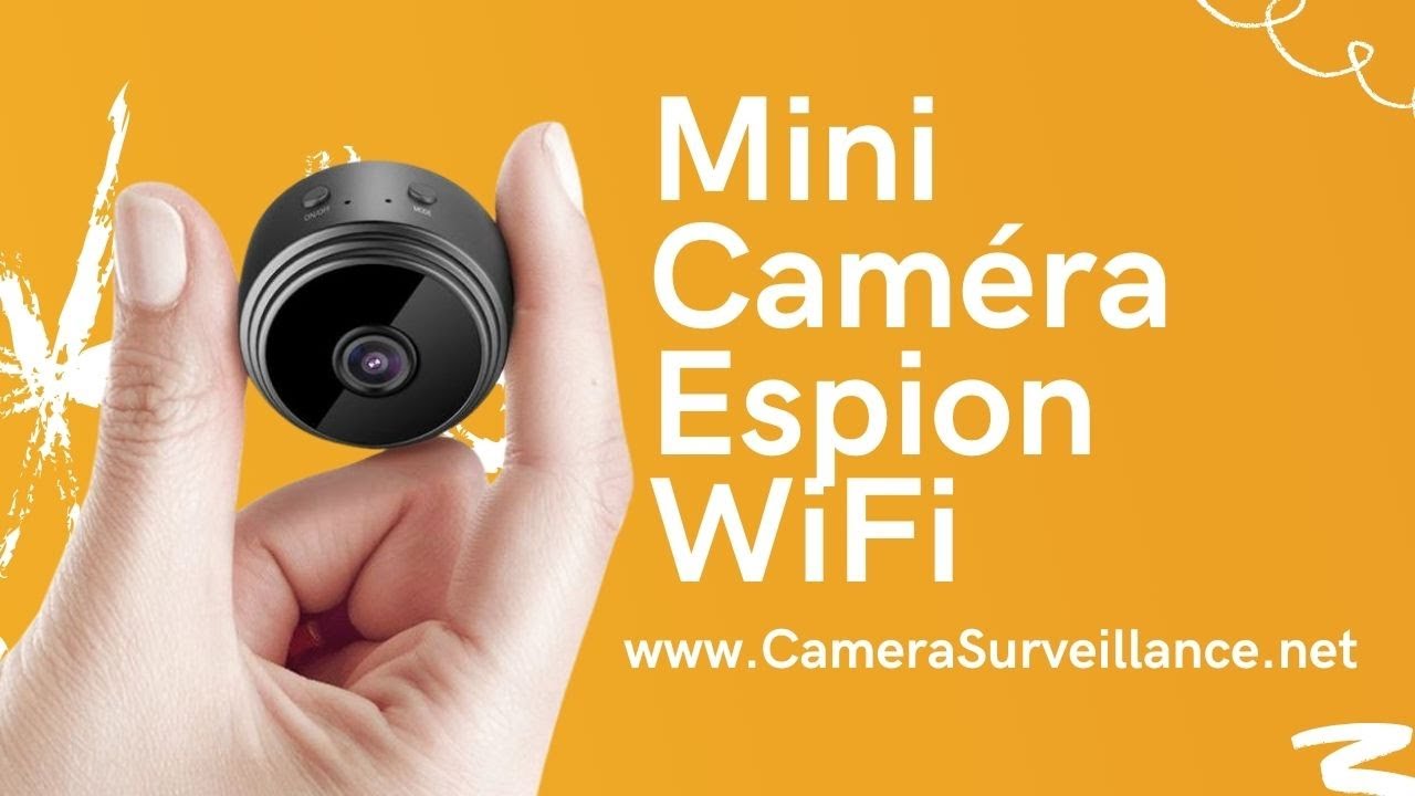 WHJJK Mini Camera Espion, HD 1080P Spy Caméra de Surveillance WiFi avec  Vision Nocturne et Detecteur, Caméra Video Surveillance de Sécurité Bébé  sans