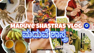 ಮದುವೆ ಮನೆ | Exploring Pre-Wedding Rituals | Haldi, Mehendi & Bale shastra | Wedding Kannada Vlog |