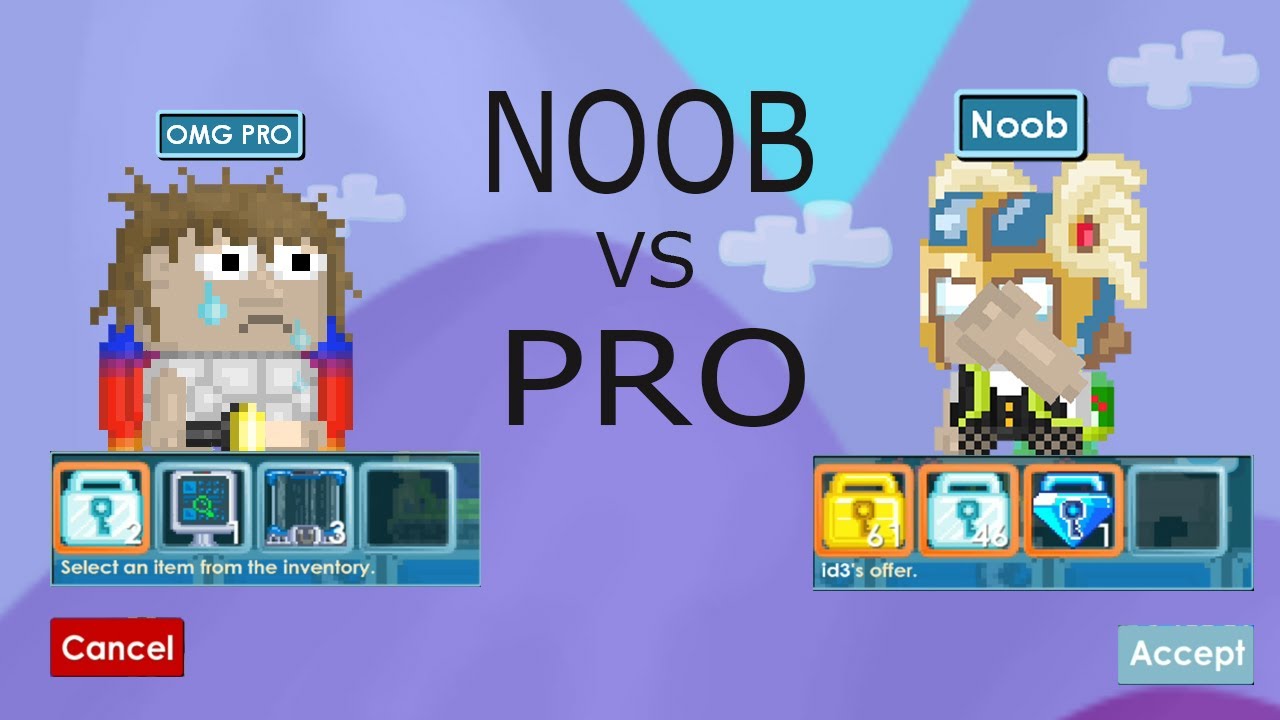 NOOB VS PRO || 2020 GROWTOPIA - YouTube