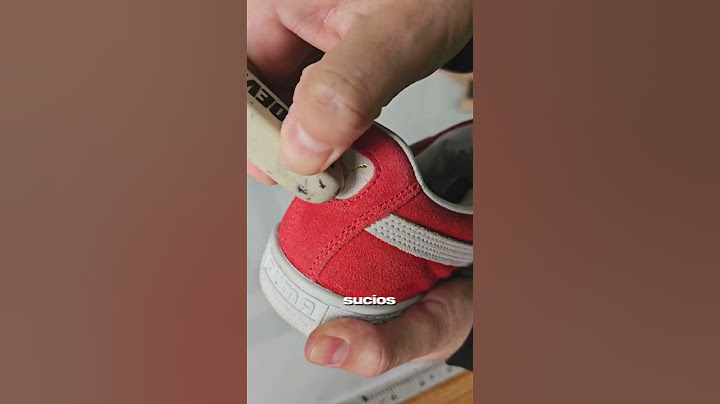 Cómo limpiar GAMUZA de COLOR?  #zapatillas #zapatillasdeportivas #gamuza #suede #pumasuede