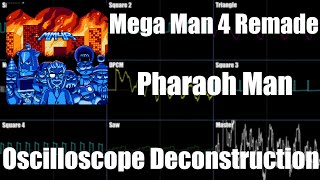Mega Man 4 Remade - Pharaoh Man - Oscilloscope Deconstruction @AverageJoeMama