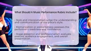 What Should A Music Performance Rubric Include? - The Musician Encyclopedia