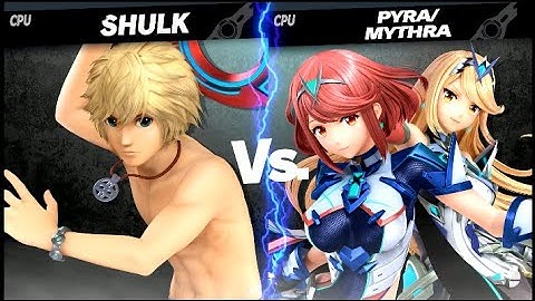 Shulk VS Pyra / Mythra LV 9 CPU Battle Super Smash Bros Ultimate