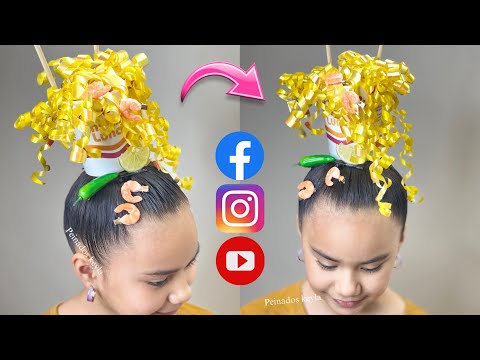 Peinado loco 😜/ peinados locos para niñas