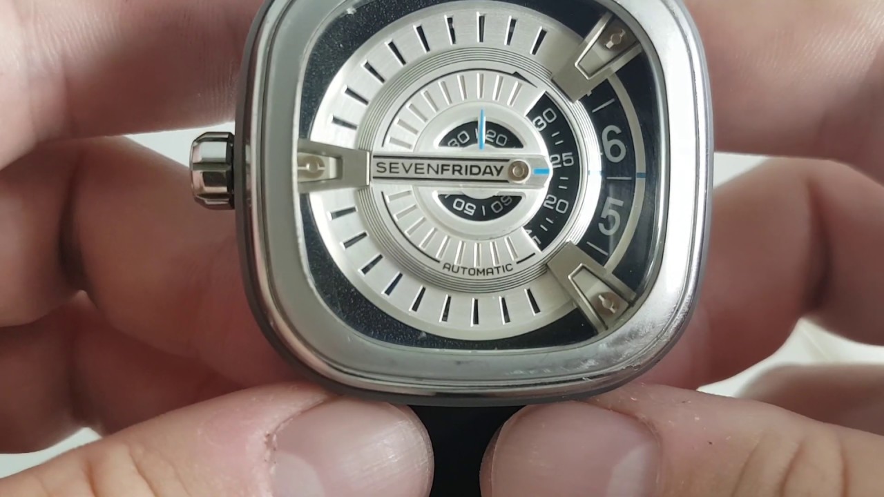 c2016 SevenFriday M1/01 men's direct read watch - YouTube