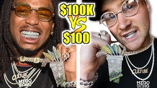 I Bought Quavos EXACT OUTFIT & ACCESSORIES For CHEAP!! $100K Quavo Outfit VS $100 Quavo outfit