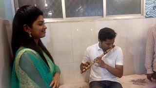 Tujyat jiv rangala serial track played on flute..in d presence of vahinisahe bdhanashree kategaonkar