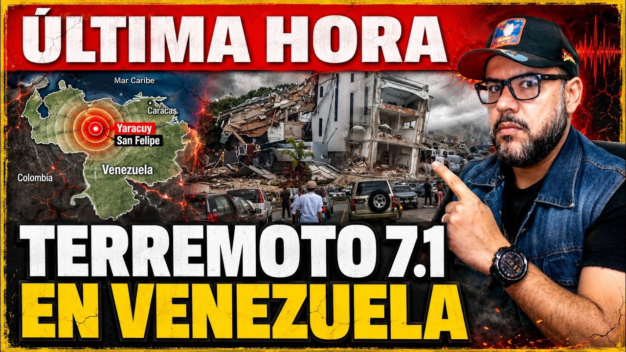 🔴ÚLTIMA HORA!  TERREMOTO 7.1 EN VENEZUELA - CASAS Y EDIFICIOS DESTRUIDOS - URGENTE