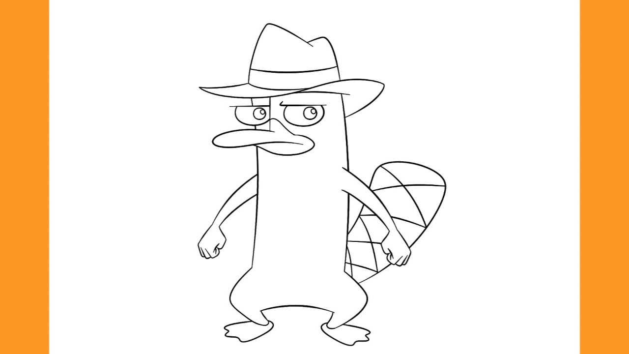 How To Draw Agent P Step By Step