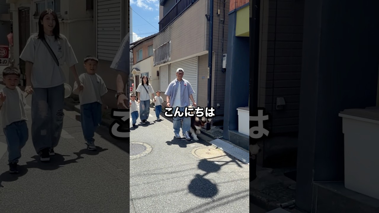 【超大型犬】マラミュートとご家族を撮ってみた
