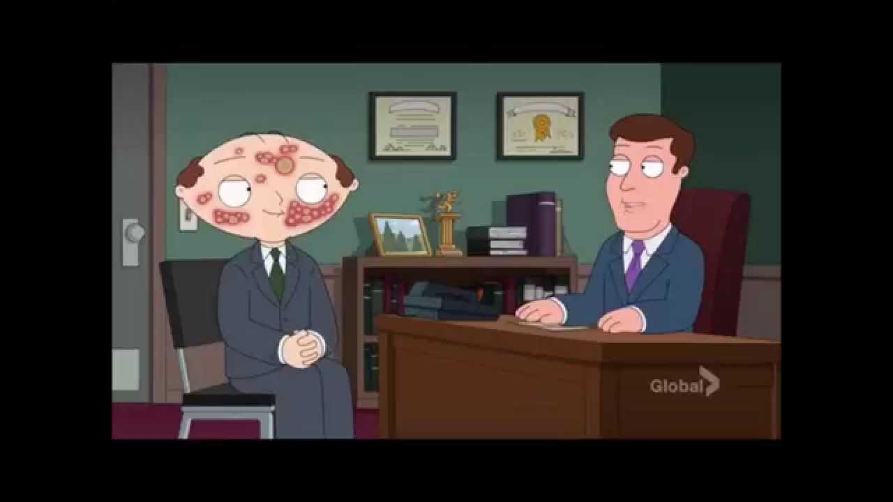 Family Guy Stewie applies for a job (With Herpes) YouTube