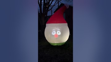 Inflatable “Mr. Chill” Animated W/ Built in Projector & Speaker Plug & Play