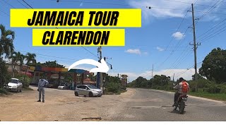 Jamaica tour Clarendon Park ,to one of the best food stop in Clarendon (MURRAYS) to Four Paths