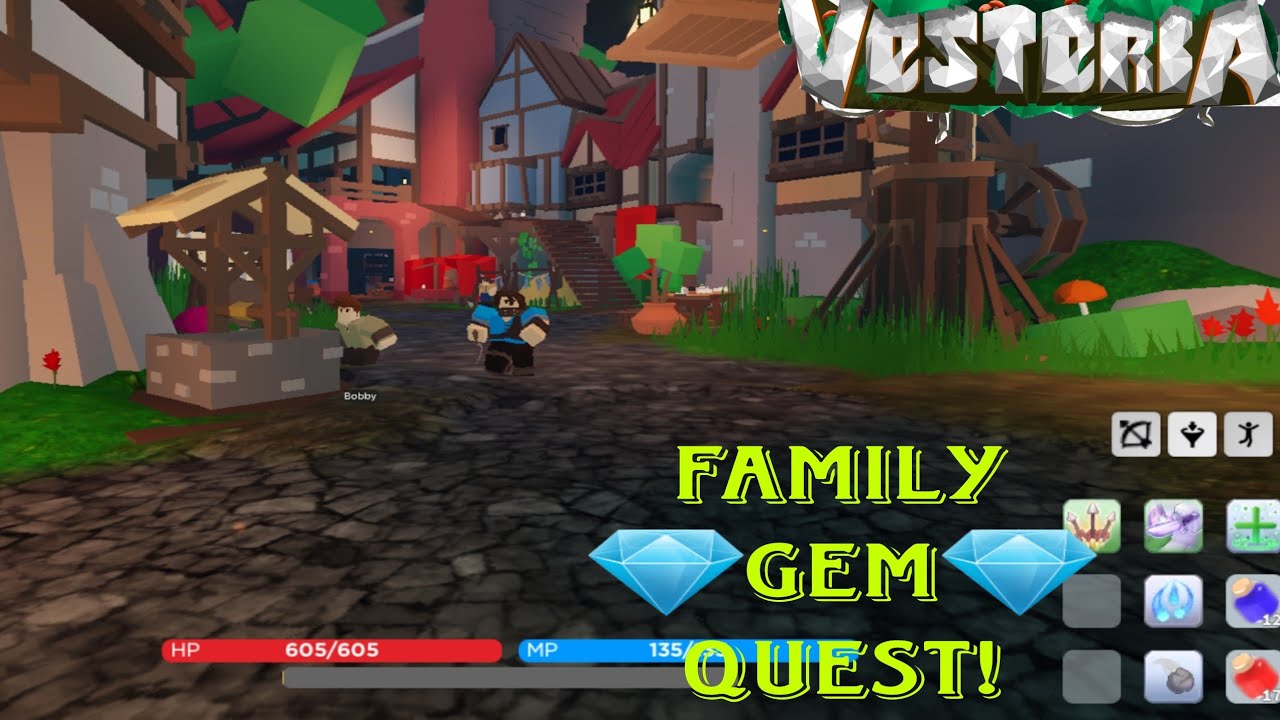 How to do family gem💎 Quest Vesteria! YouTube