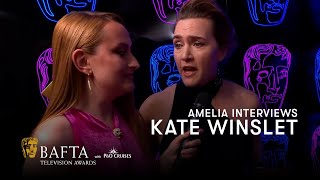 Kate Winslet still hasnt figured out how not to be sick all over herself | BAFTA TV Awards 2023