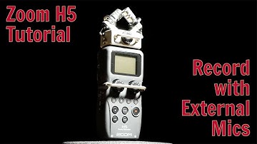 Zoom H5 Tutorial - Recording with External Mics