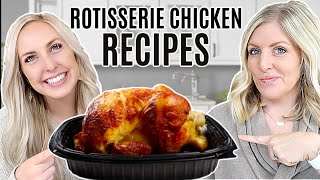 3 EXTREMELY EASY AND AFFORDABLE Rotisserie Chicken Recipes