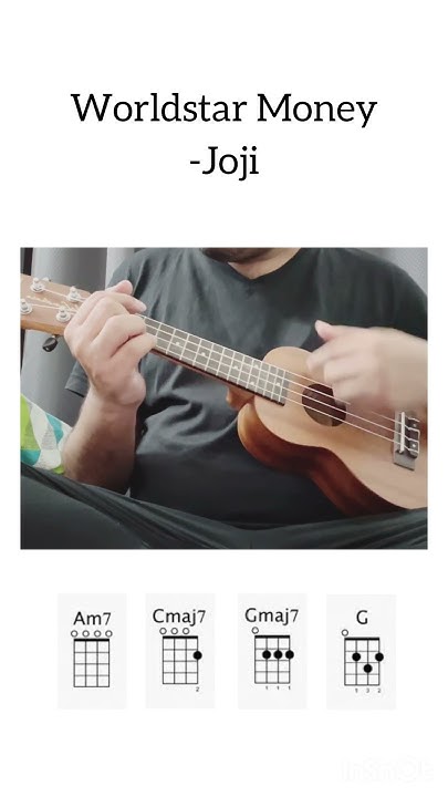 How To Play Worldstar Money On Ukulele Worldstar Money - Joji - Ukulele Tutorial 🤍 - YouTube