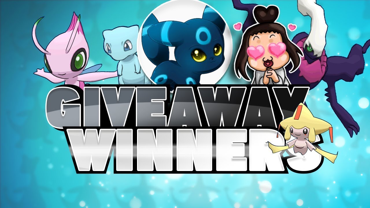 WINNERS SHINY MYTHICAL GIVEAWAY!