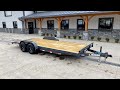 2021 Lamar 7x20' Car Hauler Trailer 9990# GVW