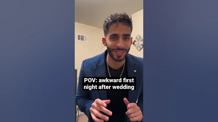 Awkward night after wedding #funny #arab #shorts