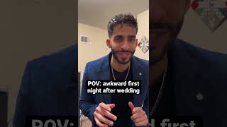 Awkward night after wedding #funny #arab #shorts