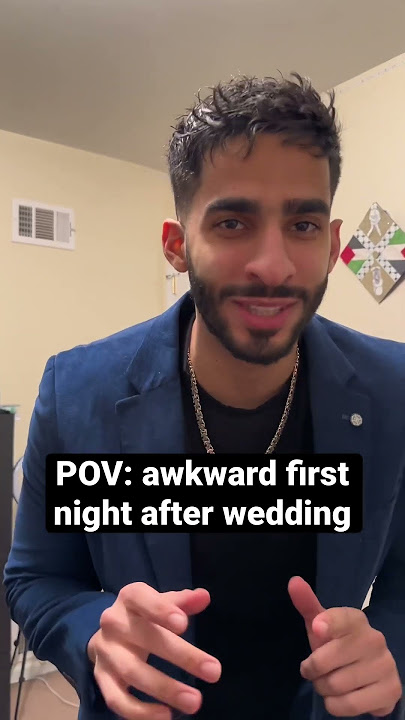 Awkward night after wedding #funny #arab #shorts