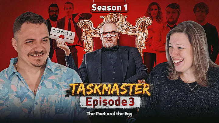 Americans React to TASKMASTER for the FIRST Time! 🤣 S1E3 'The Poet and the Egg'