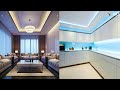 False Ceiling Interior Design | POP Ceiling Lights For Living Room | LED Ceiling Lights Interior