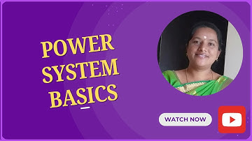 Power System Basics | M.Poornima | SNS Institutions